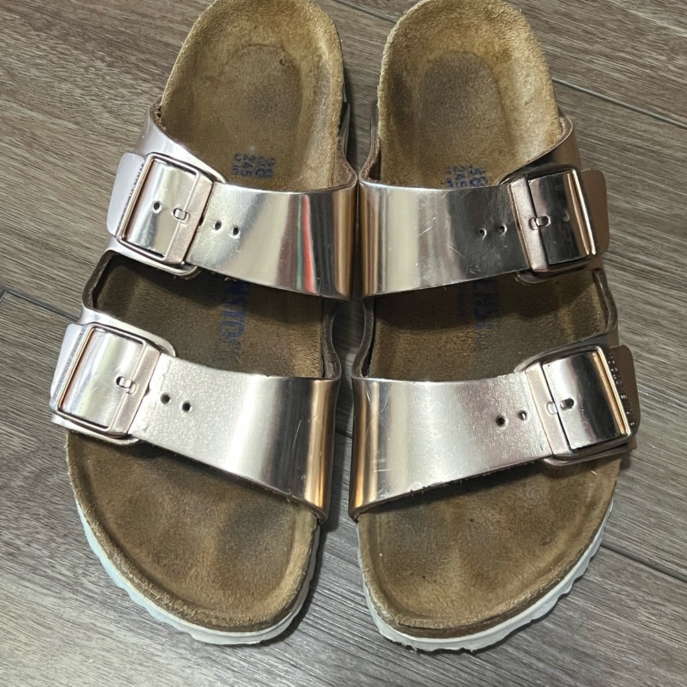 Birkenstock sandals Rose Gold
